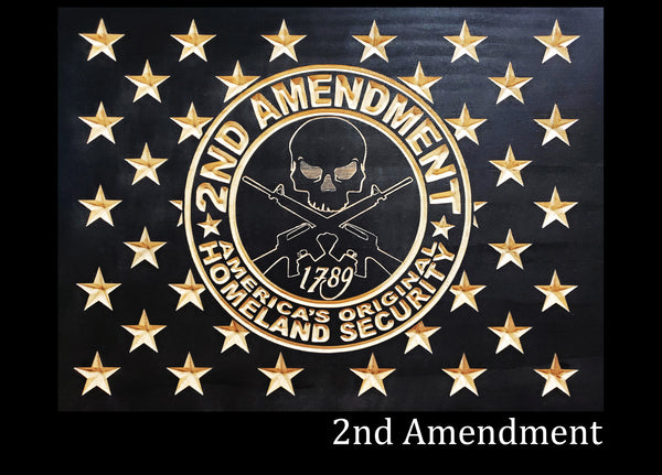 8 Pack of Engraved Unions for DIY Flag Builders