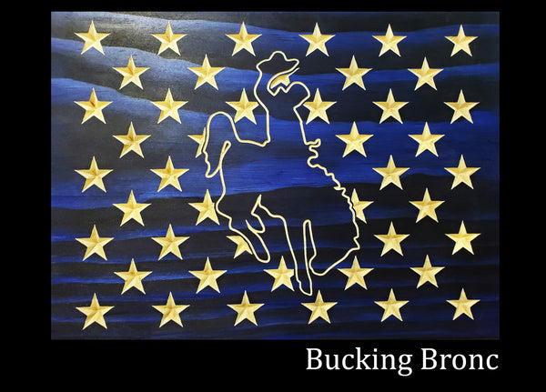 8 Pack of Engraved Unions for DIY Flag Builders