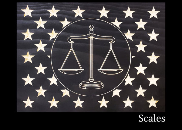 8 Pack of Engraved Unions for DIY Flag Builders