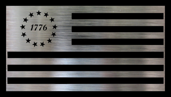 Metal DIY American Flag - Betsy Ross 1776