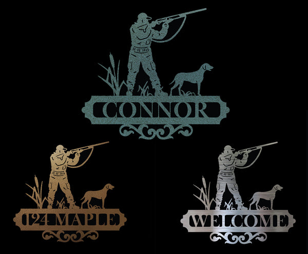 Bird Hunter Custom Metal Art