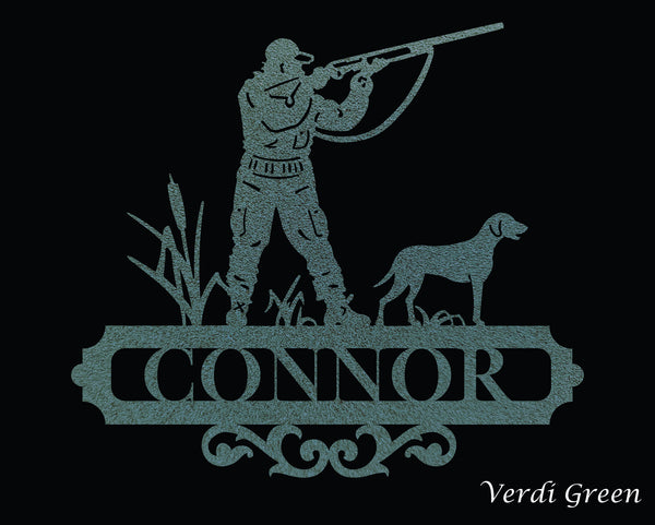 Bird Hunter Custom Metal Art