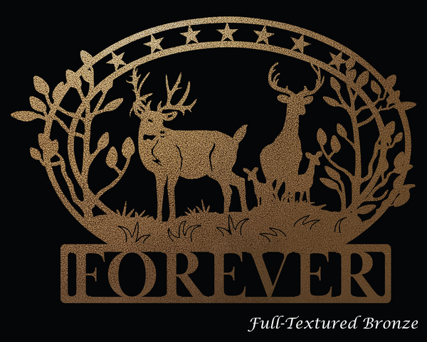 Deer Scene Custom Sign