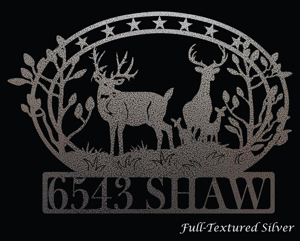 Deer Scene Custom Sign