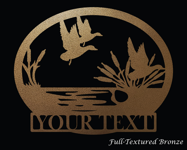 Duck Hunter Metal Art
