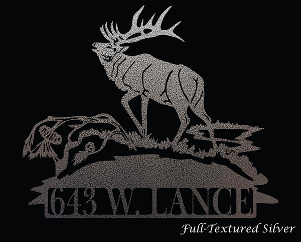 Bugling Elk Metal Art