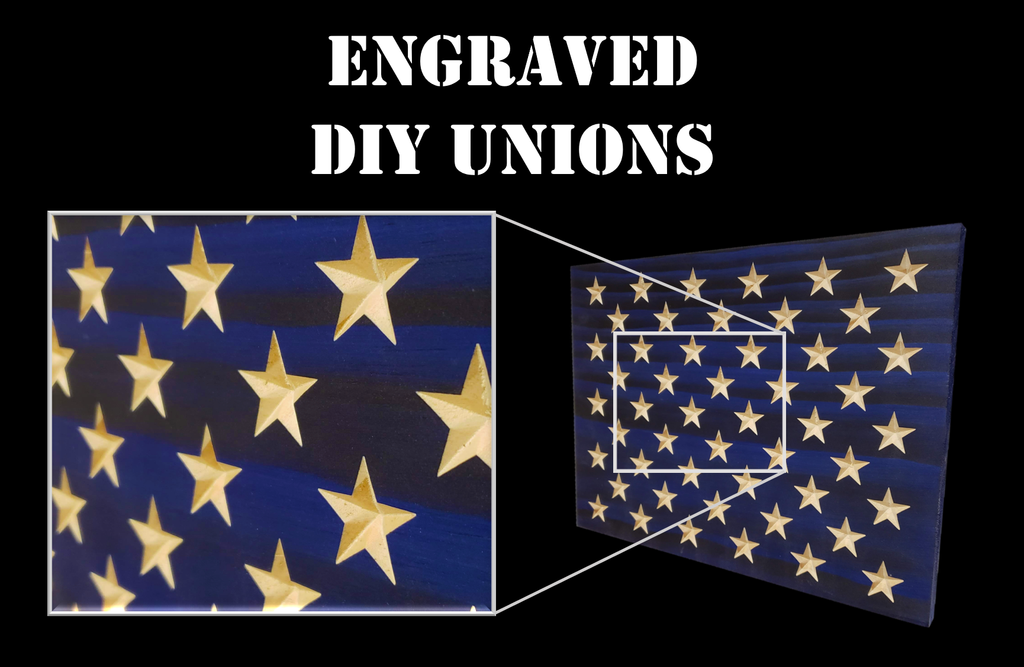 Engraved Unions for DIY Flag Builders