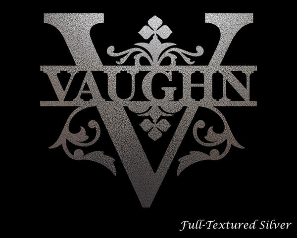 Iron Vineyard Custom Name Monogram