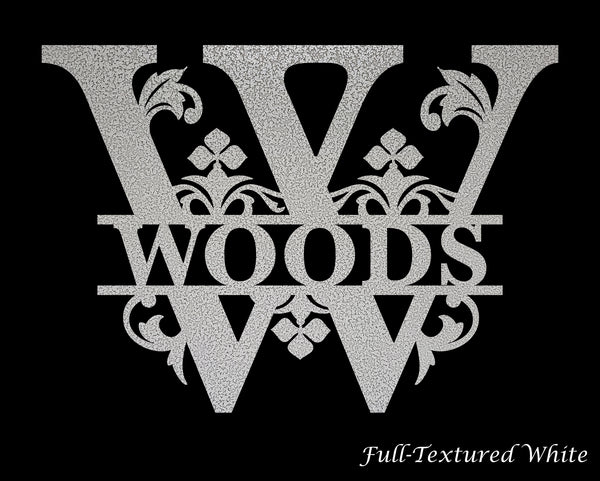 Iron Vineyard Custom Name Monogram